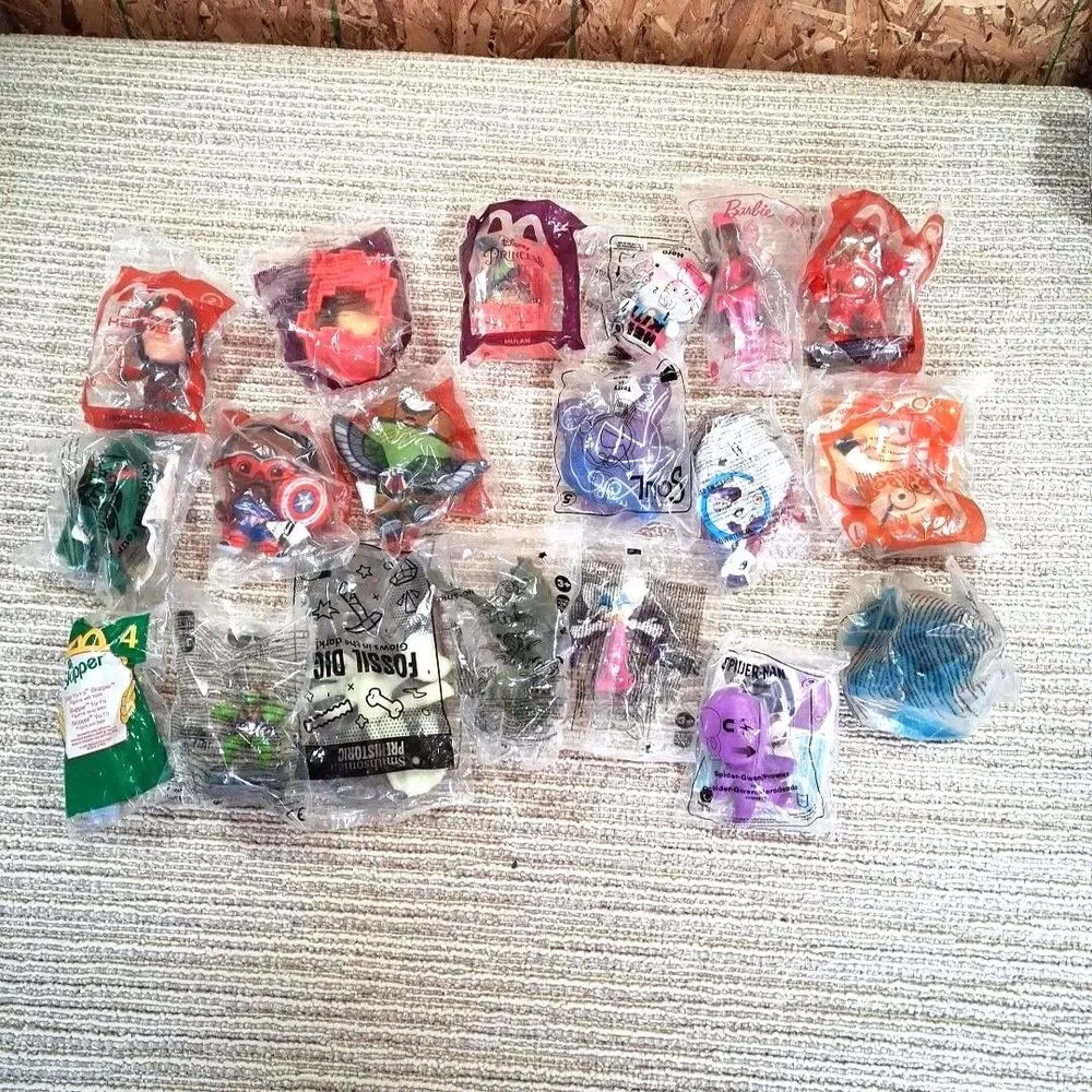 Vintage Restaurant Toys New In Packages Lot of 19 1990s And Up Great Collection